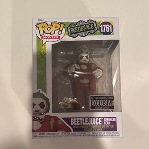 Funko Pop! Beetlejuice Shrunken Head Figure - Exclusive!!! Limited edition!!!!